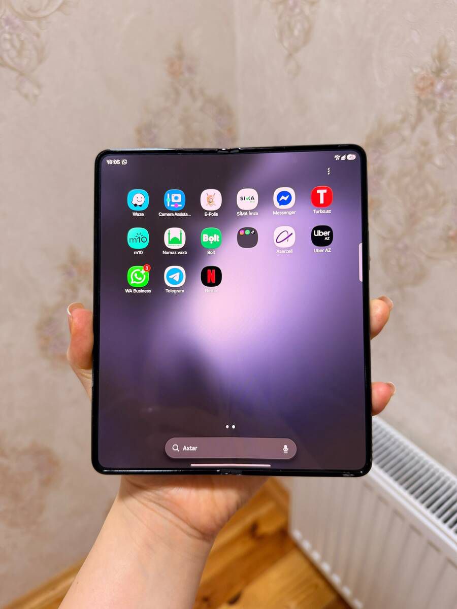 Samsung Galaxy Z Fold 5 Phantom Black 256GB/12GB — Smartfonlar, Bakı (2)