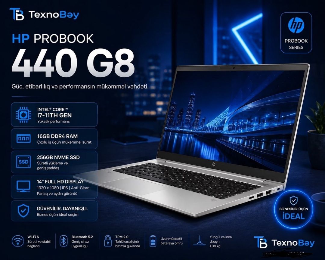 HP ProBook 440 G8 — Elektronika, Bakı