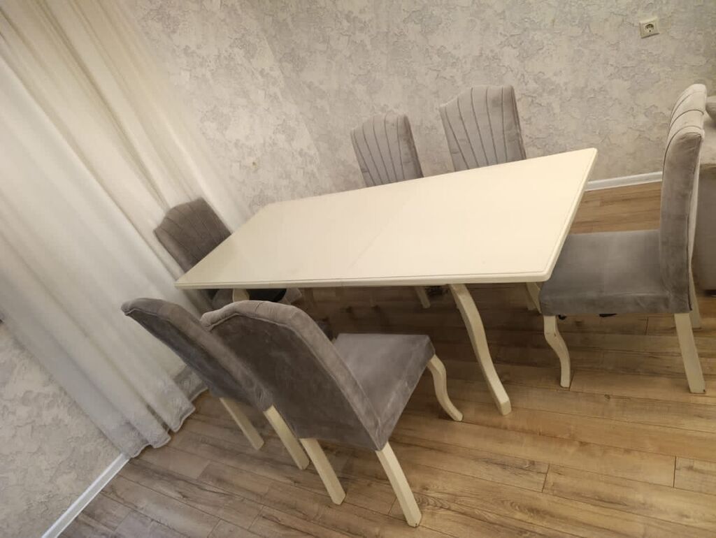 Qonaq otağı üçün, İşlənmiş, Açılan, 6 stul — Mebel, Digah