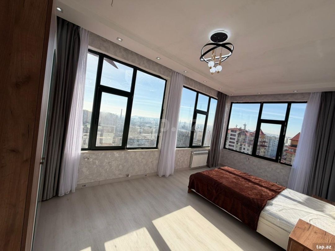 3-otaqlı yeni tikili, Qara Qarayev m., 116 m² — Daşınmaz əmlak, Bakı (5)