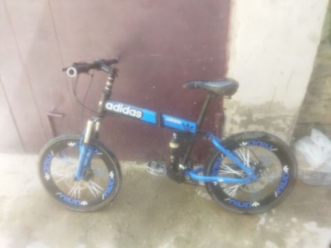 Qatlanan velosiped, 20" təkərli, tam amortizasiyalı — Adidas