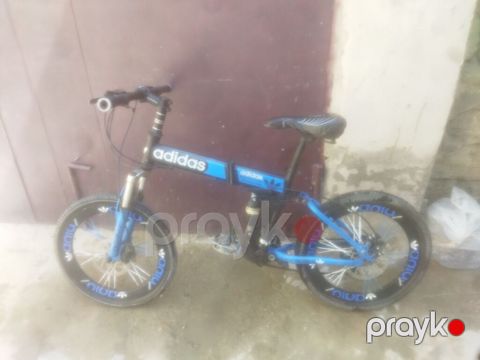 Qatlanan velosiped, 20" təkərli, tam amortizasiyalı — Adidas — Bakı