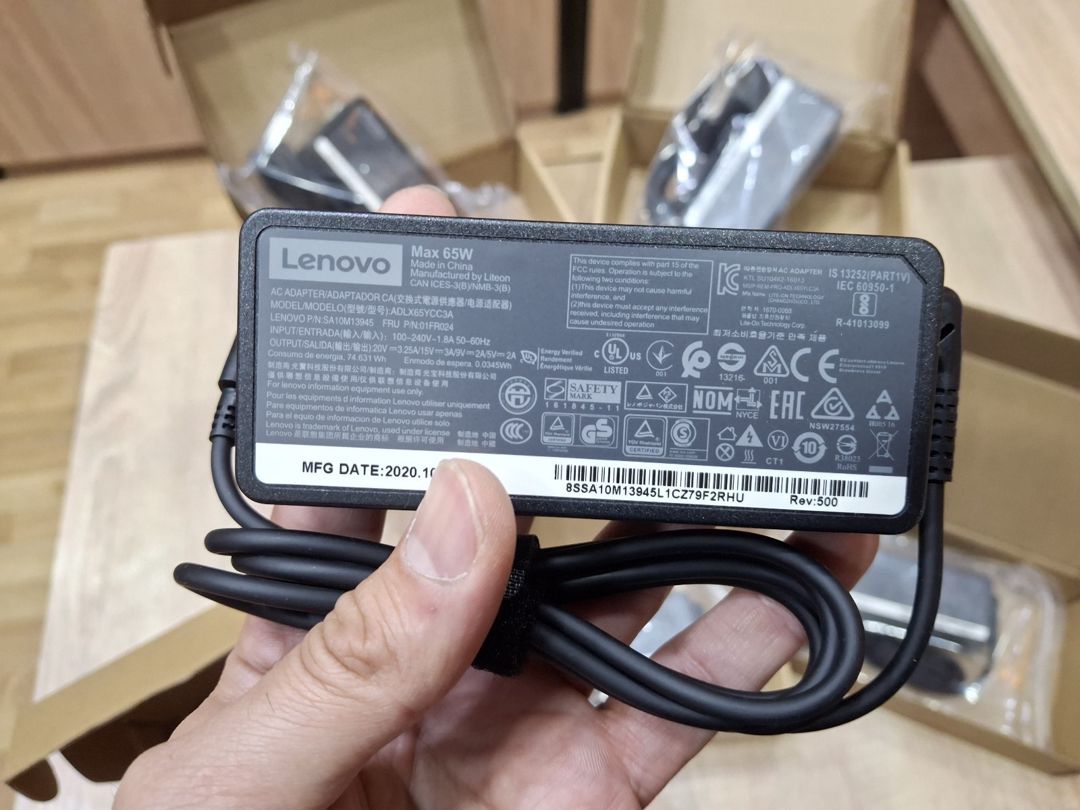 Noutbuk Lenovo adapteri Typc 20v 3.25A 65W — Elektronika, Bakı (2)