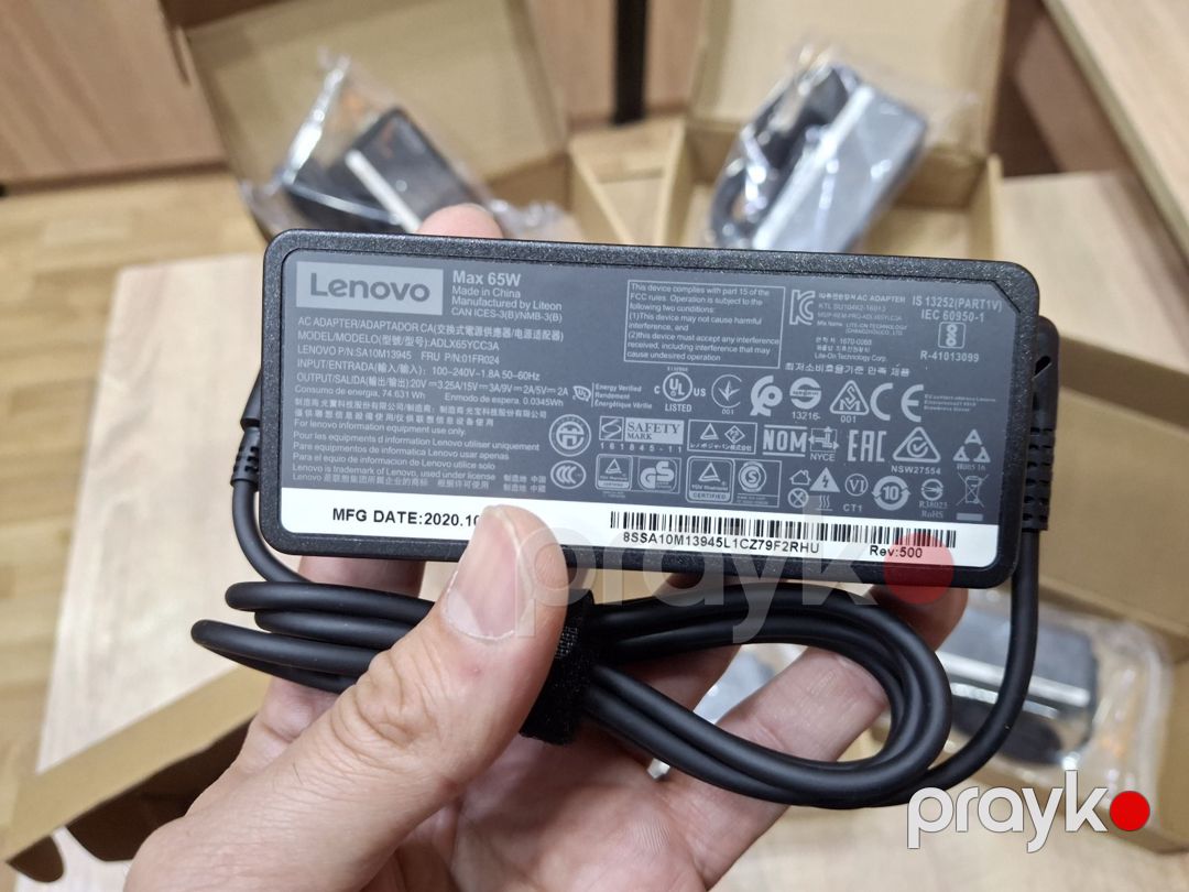 Noutbuk Lenovo adapteri Typc 20v 3.25A 65W — Periferik cihazlar, Bakı (2)