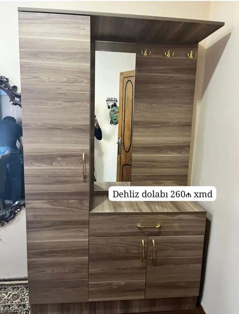 Dehliz dolabı – 260₼ - Material: ağac teksturalı laminat (isti