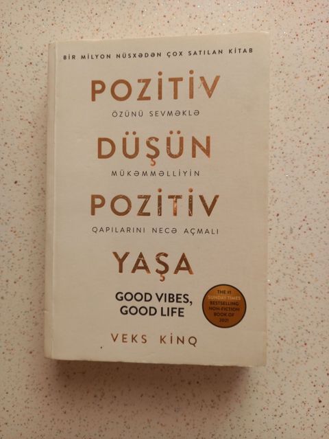 Məhsul: Kitab – “Pozitiv düşün, pozitiv yaşa: Good Vibes, Good Life”