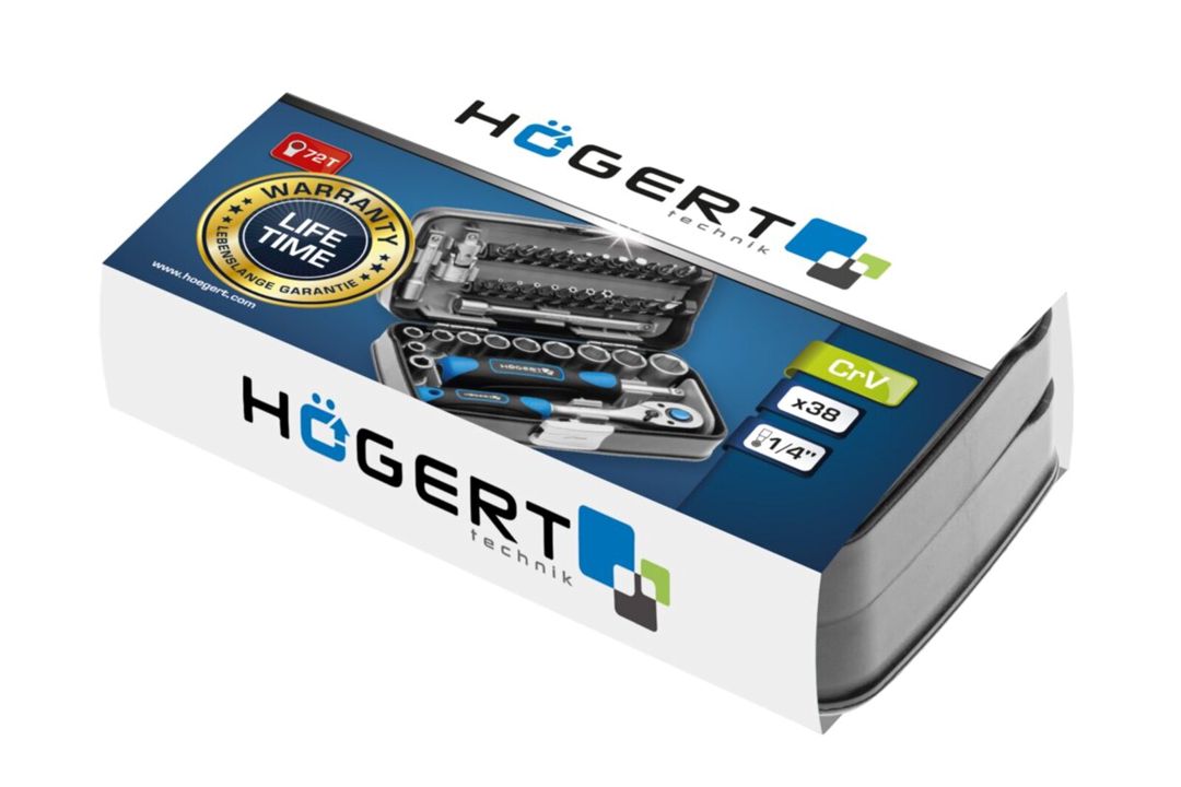 Alət dəsti 38 ədədli Högert HT1R462 — Təmir və inşaat, Bakı (5)
