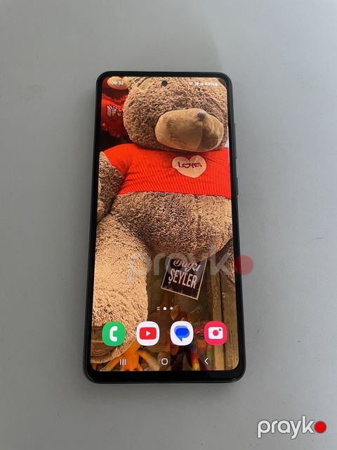 Samsung Galaxy A52, 128 GB, rəng - Qara, Barmaq izi, İki sim kartlı, Face ID