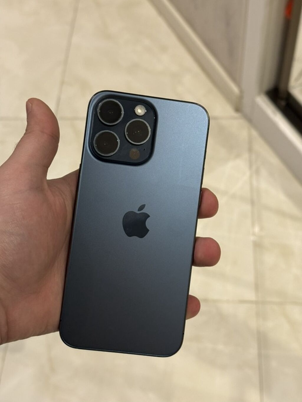 IPhone 15 Pro Max, 256 GB, Blue Titanium, Simsiz şarj, Face ID — Apple iPhone, Bakı (2)