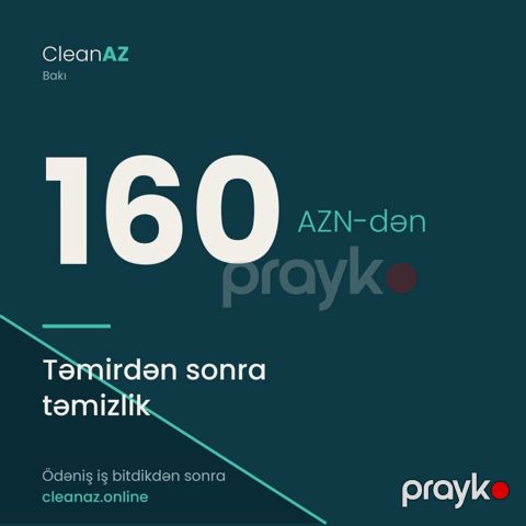 Təmirdən sonra təmizlik — Bakı
