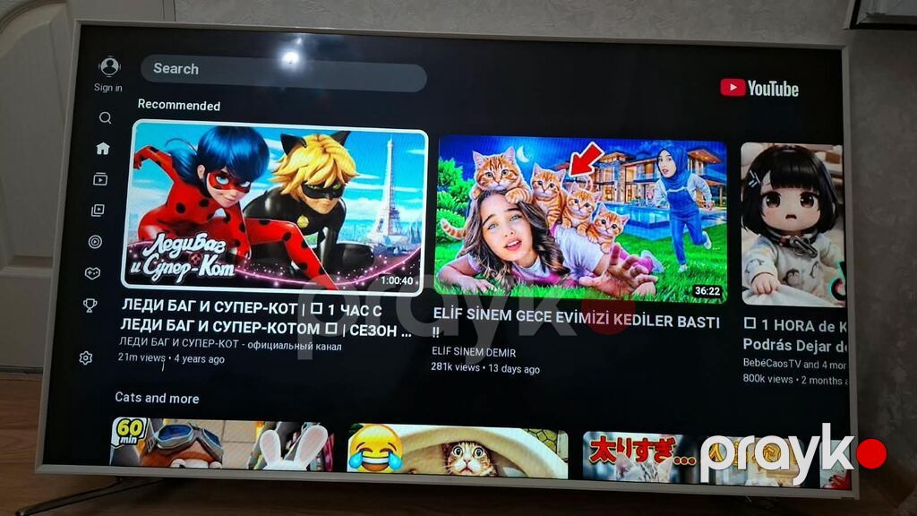 İşlənmiş Televizor Samsung LED ekran 55" Ünvandan götürmə — Televizorlar, Digah (2)