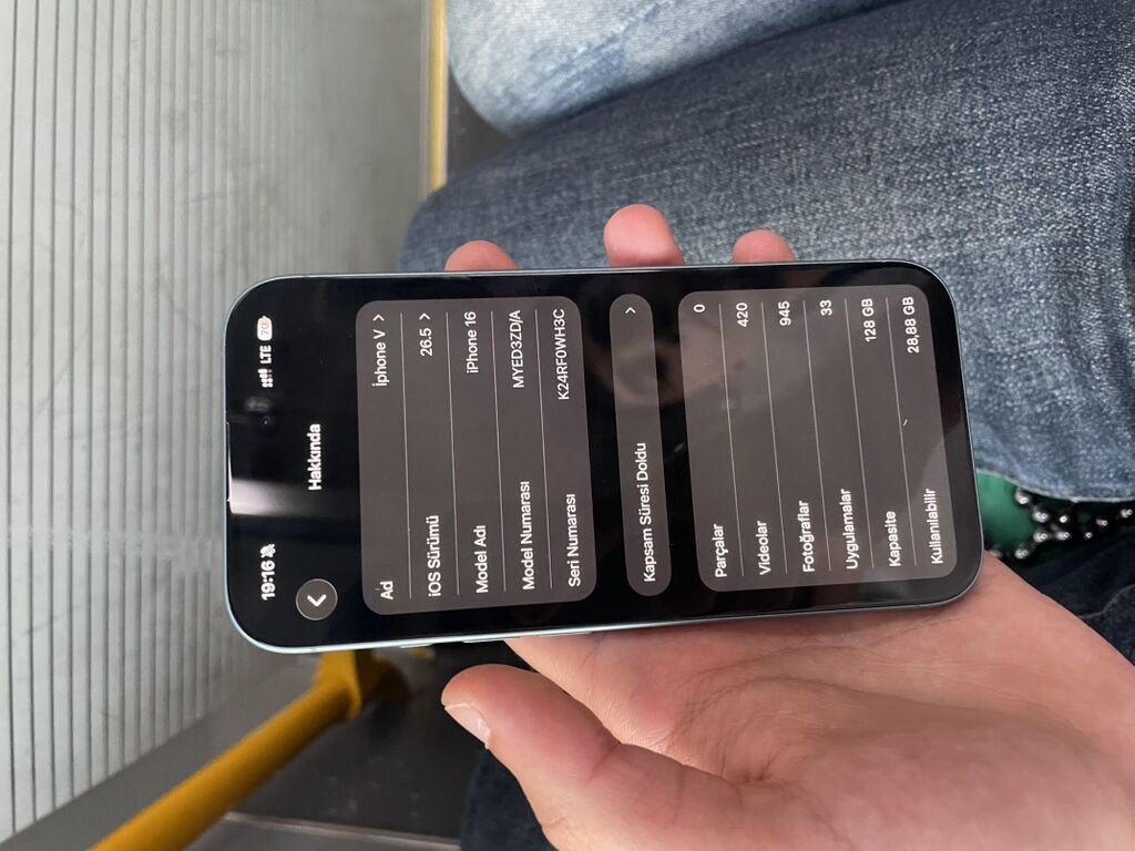 IPhone 16, 128 GB, Mavi, Face ID — Apple iPhone, Xırdalan (3)
