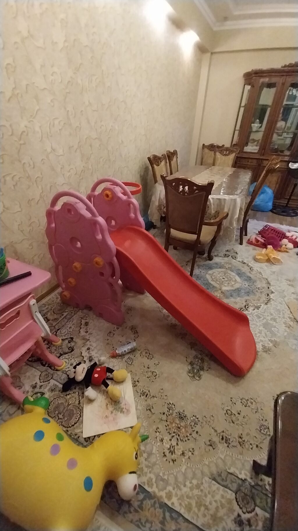 Uşaq üçün daxili sürüşkən – plastik konstruksiya - Rəng — Mebel, Masazır (2)