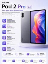 Xiaomi Redmi Pad 2 Pro Graphite Gray 256GB/8GB — Elektronika