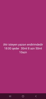 Ətir – endirimli kampaniya - Həcm seçimləri: 30 ml və 50 ml - — Equipment Rental