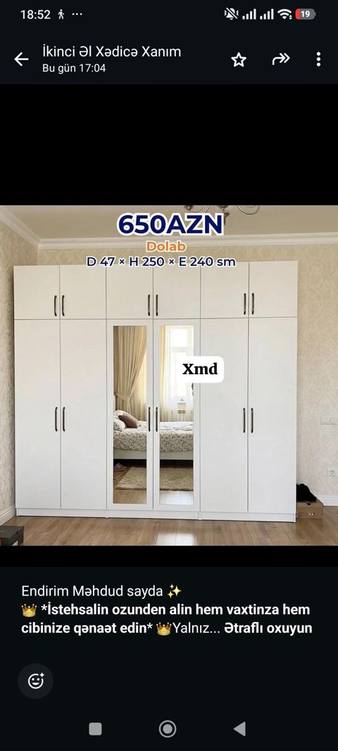 Endirim Məhdud sayda ✨ 👑 **İstehsalin ozunden alin hem vaxtinza hem — Aişə Xanım — Шкафы