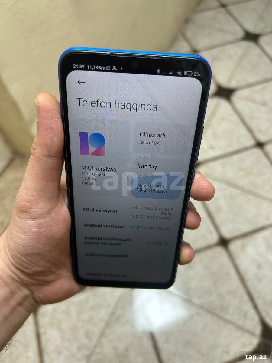 Xiaomi Redmi 9A Sky Blue 32GB/3GB — Telefonlar və qadjetlər, Bakı (2)
