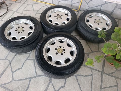 Mercedes-Benz üçün 4 ədəd orijinal alüminium disk və şin komplekti R15