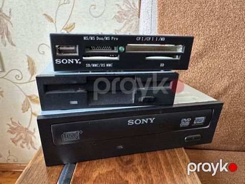 Sony Dvd Rom RW, Disket Converter Kartlar Üçün. Hamıdı Birlikde 40 — Bakı