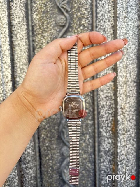 Casio Edifice kişi/qadın qol saatı - Korpus: paslanmayan polad - Arxa