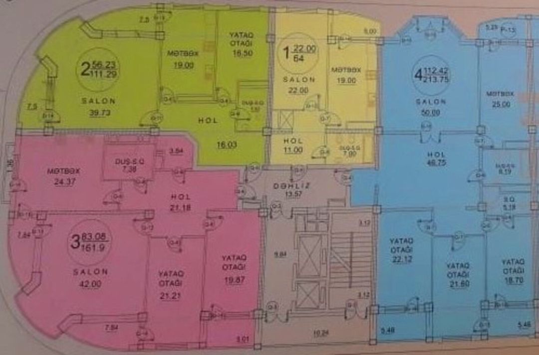 Satılır 1 otaqlı yeni tikili 64 m² — Mənzil, Bakı (3)
