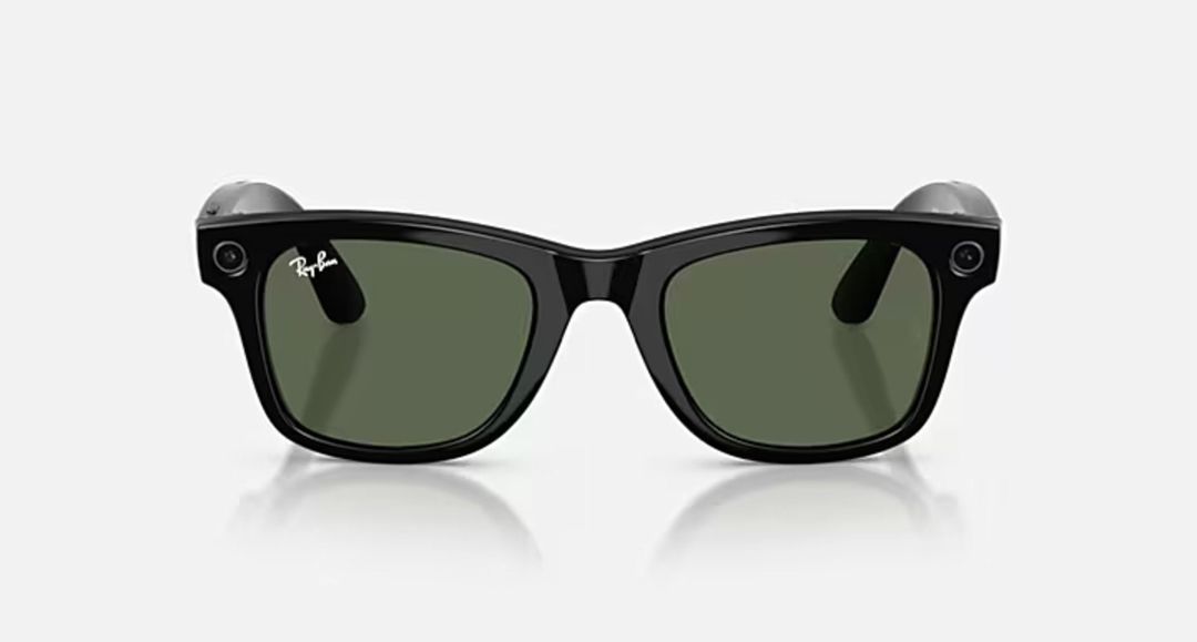 Ray-Ban Meta Wayfarer gen 2 – Shiny Black / G-15 Green — Elektronika, Bakı