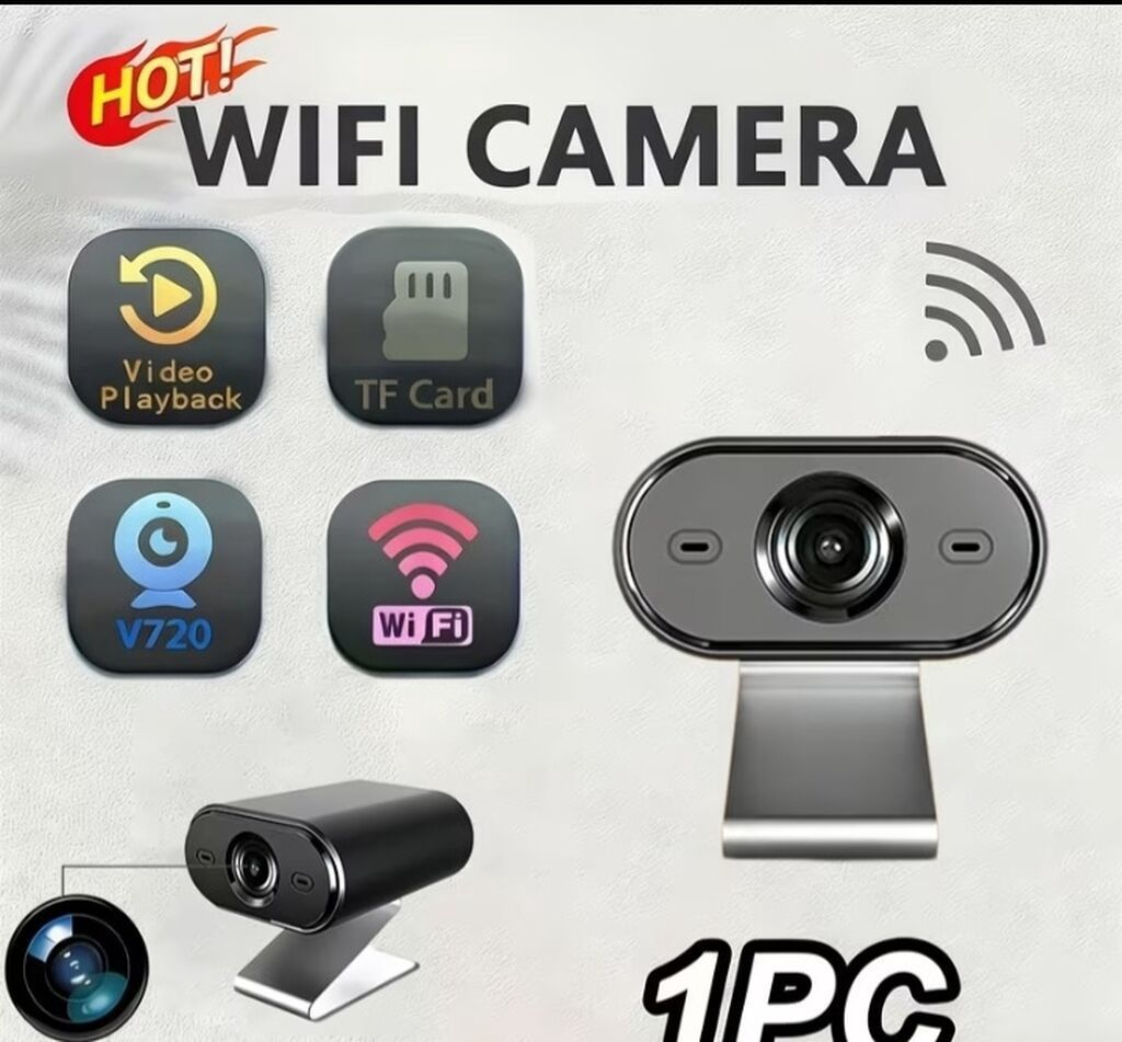 Wi-Fi Mini Kamera – çoxfunksiyalı portativ nəzarət və video çəkiliş — Elektronika, Bakı (4)
