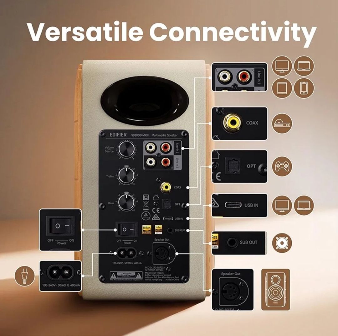 Dinamik Edifier S880DB MK II White — Elektronika, Bakı (5)