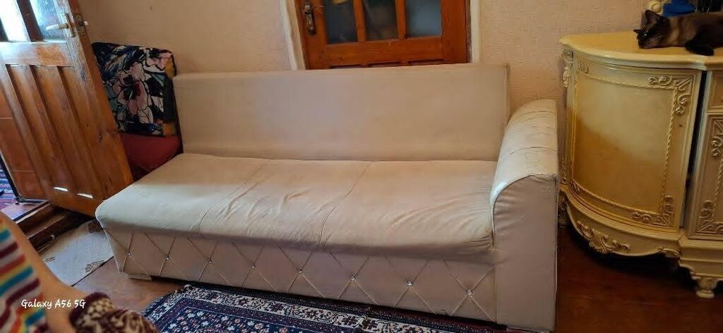 Klassik üslubda yemək otağı dəsti üçün stullar və krem rəngli divan 5 — Mebel, Bakı (3)