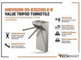 Hikvision DS-K3G200LX-R Value Tripod Turniket — Təhlükəsizlik sistemləri