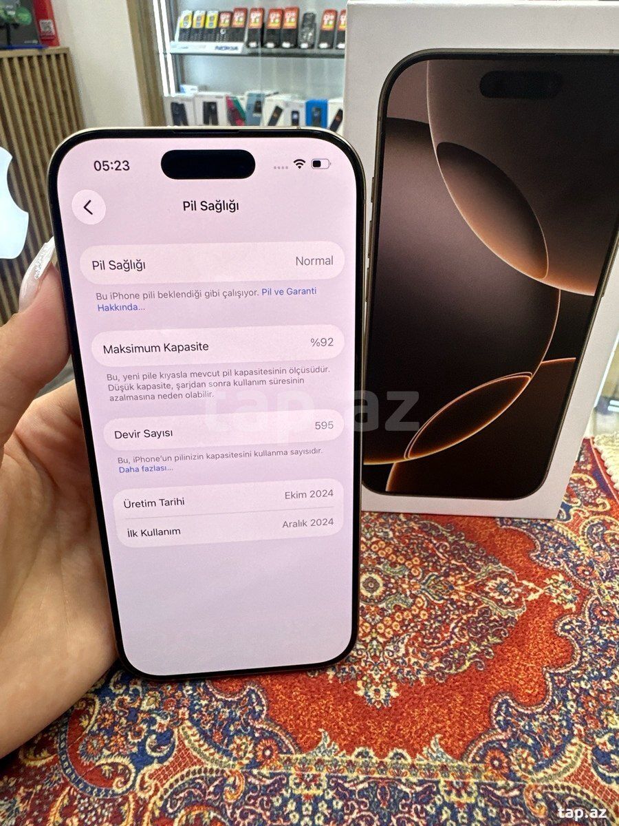 Apple iPhone 16 Pro Desert Titanium 256GB/8GB — Telefonlar və qadjetlər, Bakı (5)