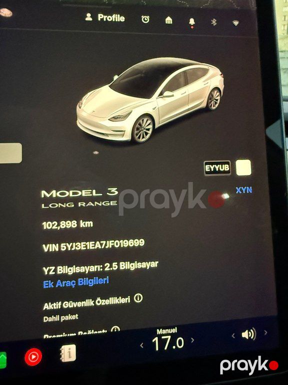 Tesla Model 3, 62 kWh, 2018 il, 103 000 km — Avtomobillər, Bakı (11)