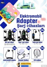 Elektromobil üçün adapterlər — Ehtiyat hissələri və aksesuarlar