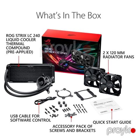 Asus rog strix lc 240 — Bakı