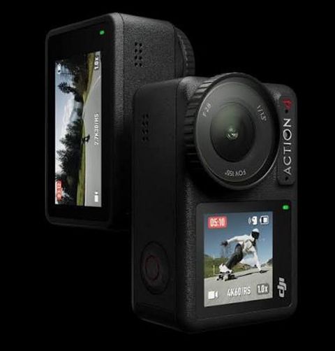 DJI Osmo Action 4 aksion kamerası - 1/1.3" sensor, f/2.8 obyektiv