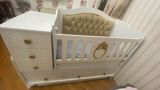 Oğlan və qız üçün, İşlənmiş, Dördbucaq, Beşik, Dəstsiz, Matras ilə, Yellənmə mexanizmsiz — Furniture