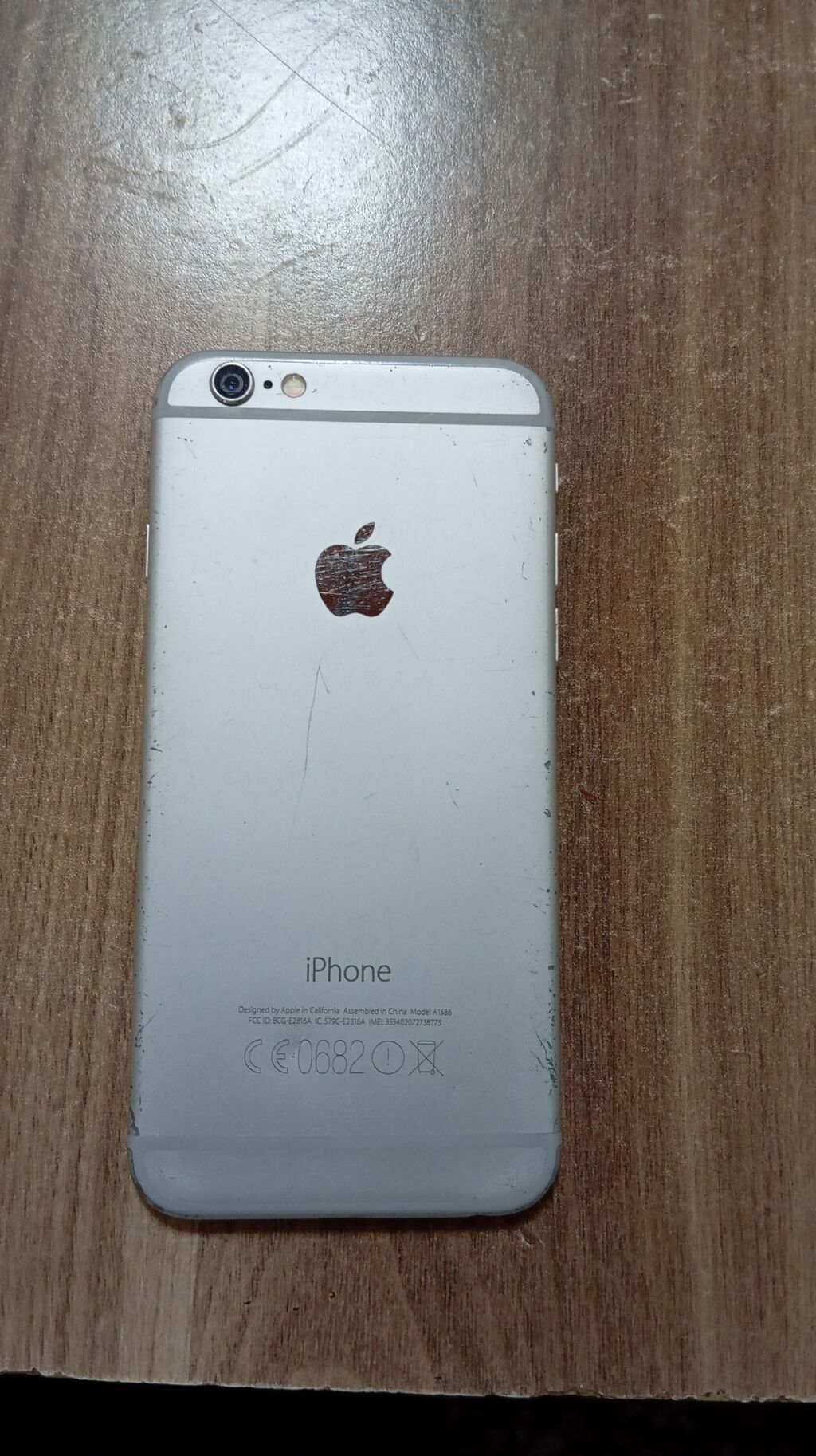 IPhone 6, 16 GB, Gümüşü, Qırıq — Apple iPhone, Lənkəran (2)