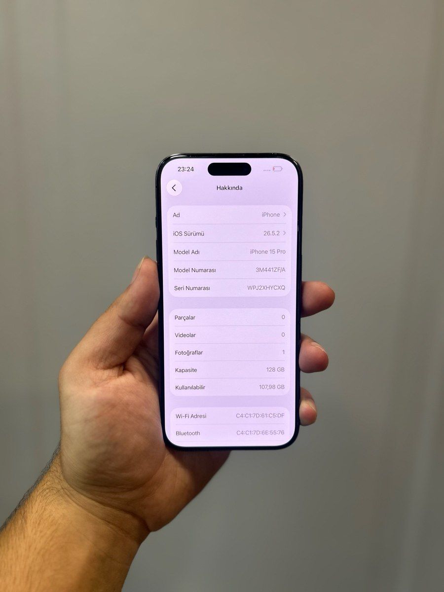 Apple iPhone 15 Pro Blue Titanium 128GB/8GB — Telefonlar və qadjetlər, Bakı (4)
