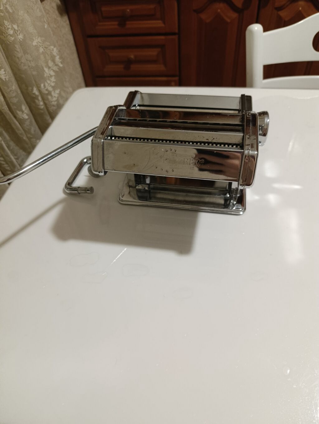 Əl ilə işləyən makaron/xəmir yayma aparatı - Material: parlaq xrom — Biznes və avadanlıq, Bakı (4)