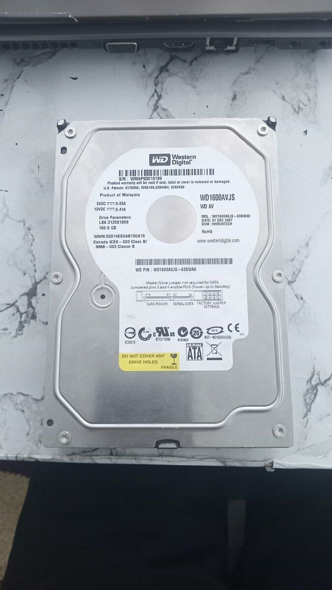 Sərt disk HDD 160GB — Elektronika, Gəncə (2)
