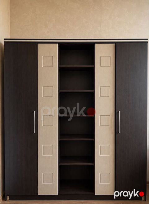 4 qapılı şkaf — 210 × 180 × 55 sm