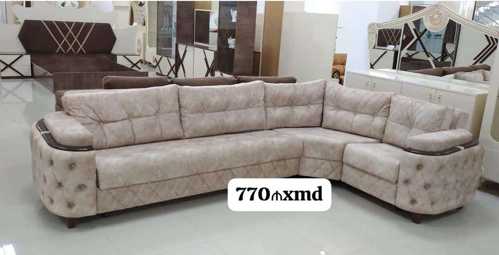 Künc divan dəsti - Şəkildəki model: L formalı böyük künc divan -