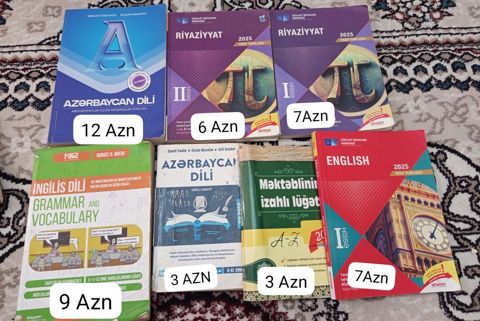 Məktəb və abituriyent hazırlığı üçün müxtəlif fənnlər üzrə dərs