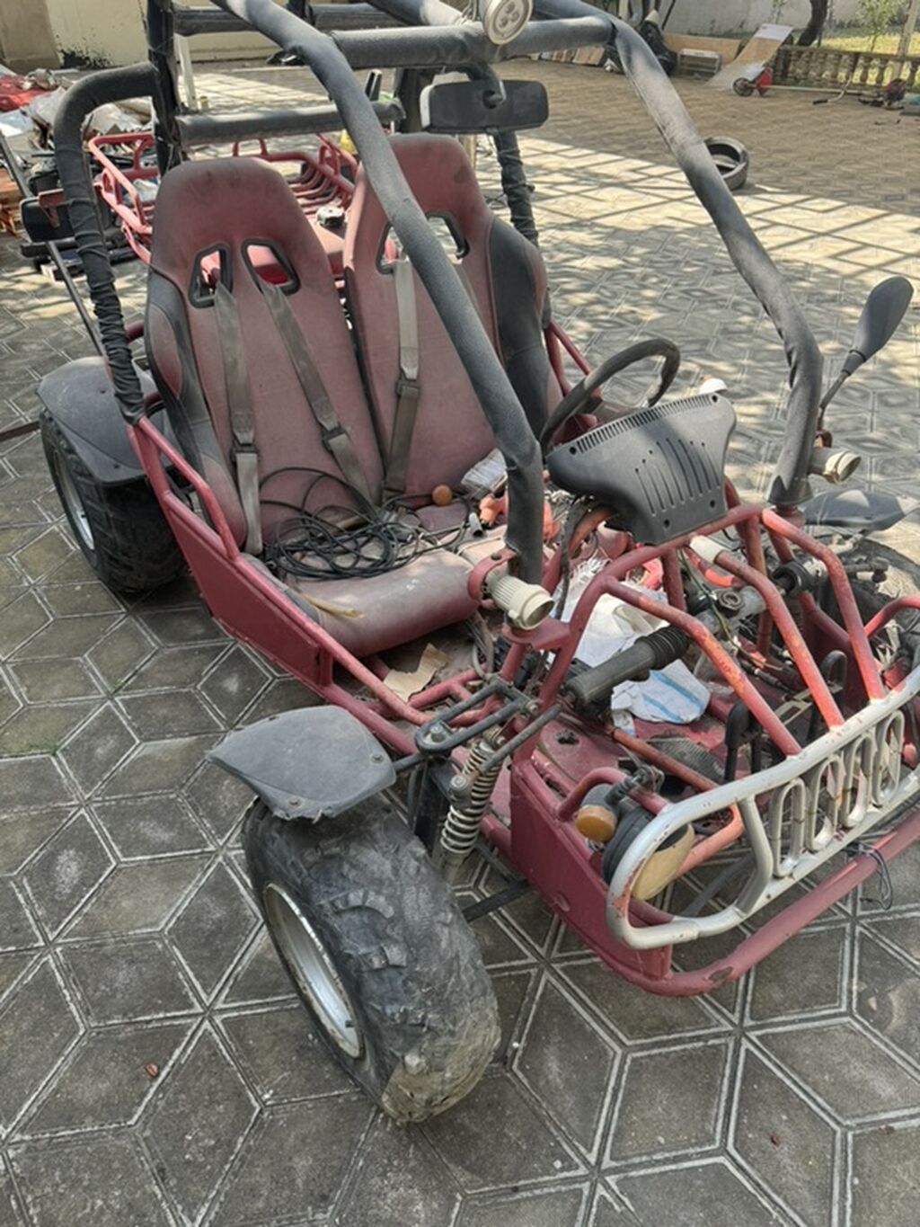 Off-road buggy (2 nəfərlik) – boru karkaslı, təhlükəsizlik kəmərləri