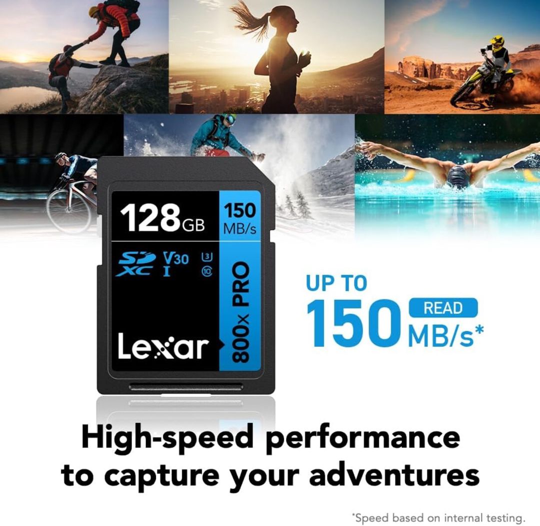 Yaddaş kartı Lexar 128GB 150 mb/s SD — Elektronika, Bakı (5)