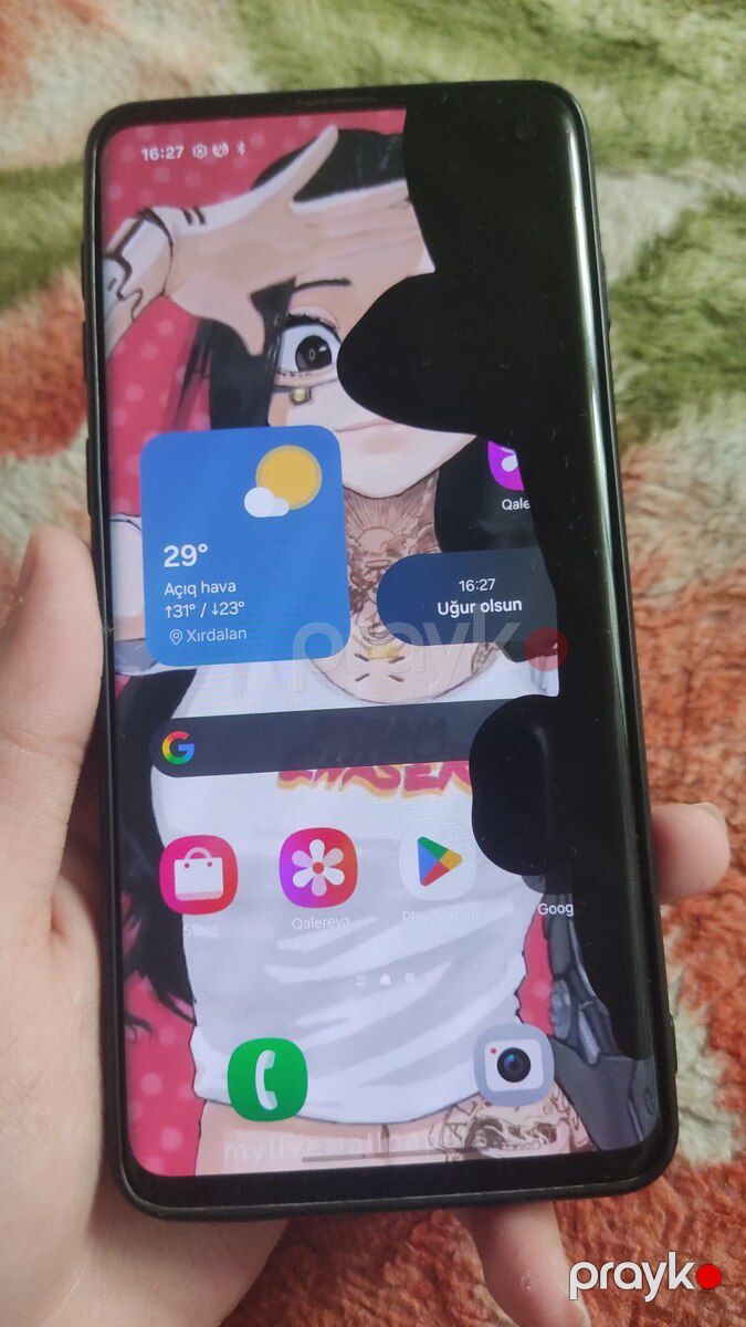 Samsung Galaxy S10 Prism White 128GB/8GB — Smartfonlar, Bakı (2)
