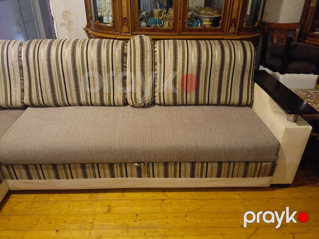 Künc divan, İşlənmiş, Açılan, Bazalı, Parça, Çatdırılma yoxdur — Mebel, Bakı (7)