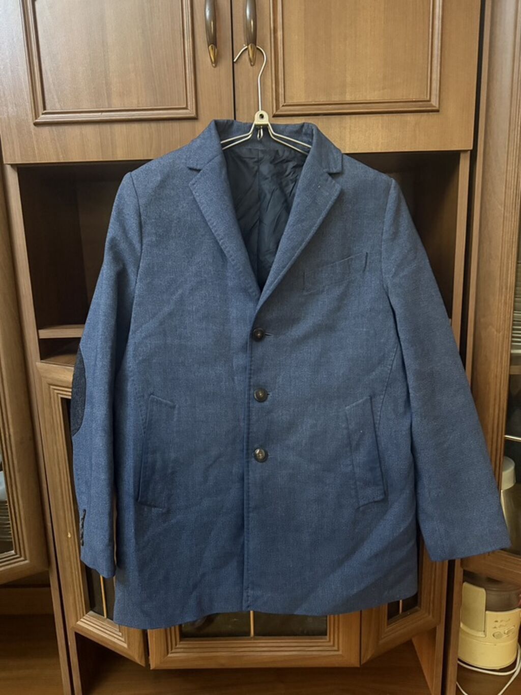 DÉSIRÉE 1955 kişi pencəyi - Rəng: dəniz mavisi - Model: klassik iki