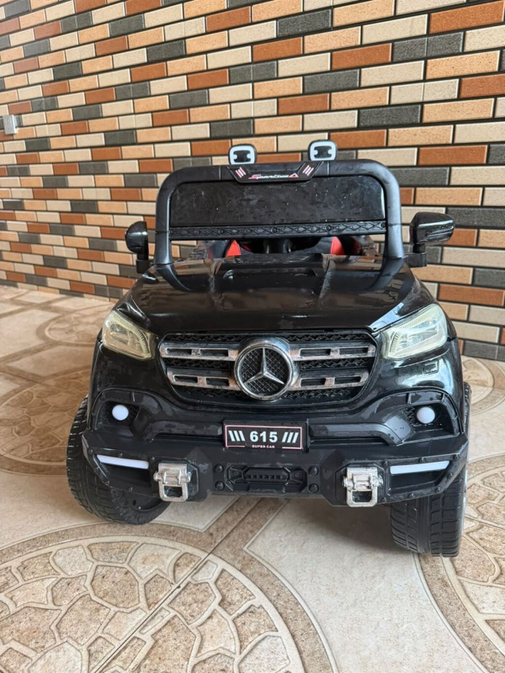 Uşaq üçün elektrikli minik maşını – off-road stildə, ikiyerli