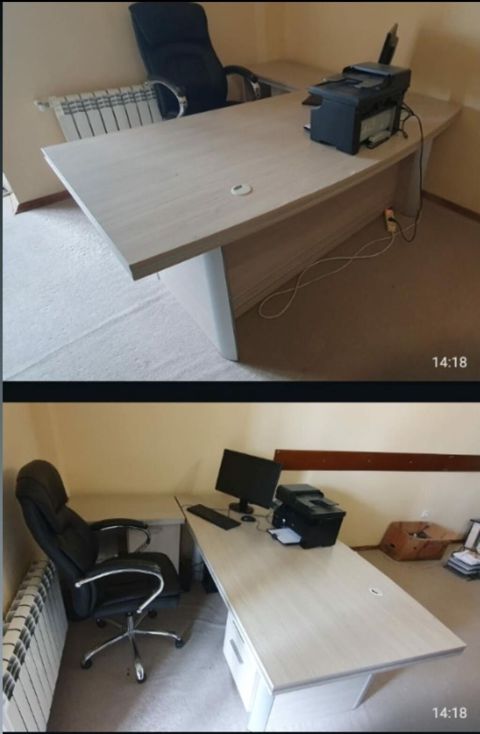 Ofis dəsti: kreslo və masa - Qiymət: 200 AZN - Ünvan: Neftçilər - — Офисная мебель